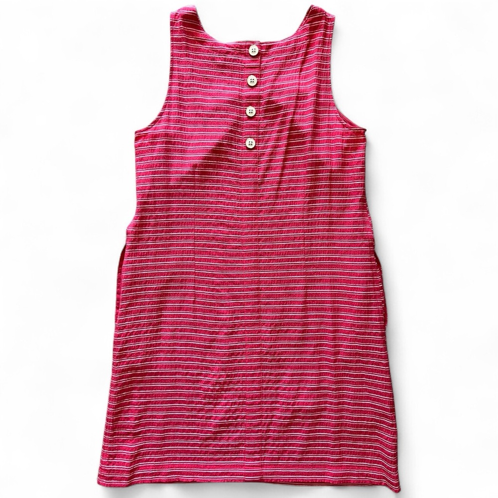 Tommy Hilfiger Pink + White striped dress Size 10